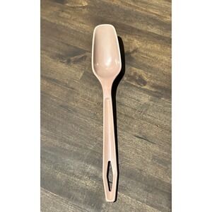 Vintage KING KRAFT Serving Spoon Nylon Plastic Cooking Utensil Mauve Pink 11"MCM